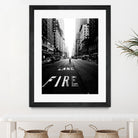 Lane fire by Dmitry Belov on GIANT ART - black photo manipulation