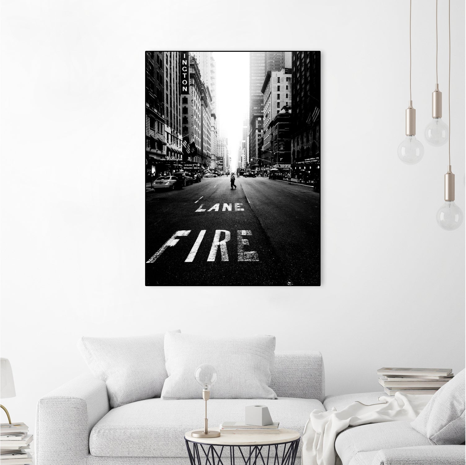 Lane fire by Dmitry Belov on GIANT ART - black photo manipulation