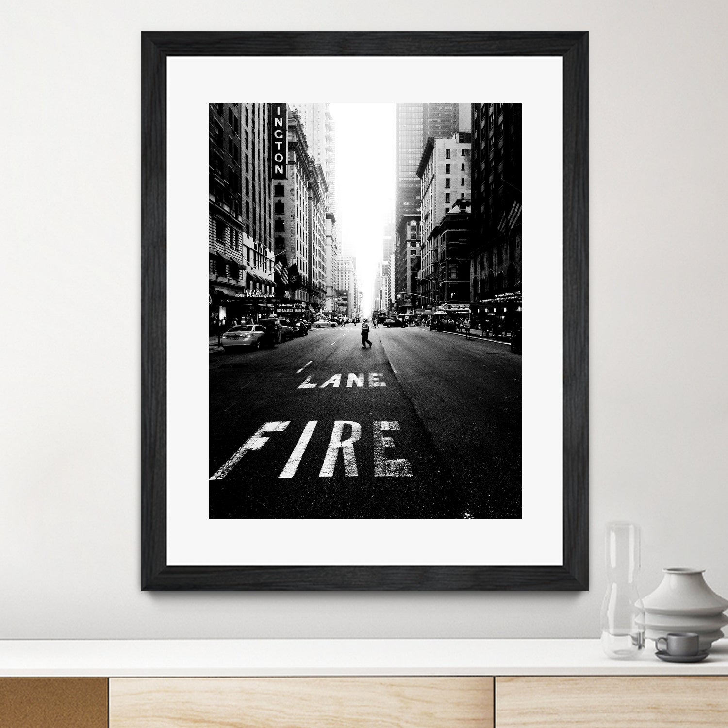 Lane fire by Dmitry Belov on GIANT ART - black photo manipulation