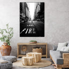 Lane fire by Dmitry Belov on GIANT ART - black photo manipulation