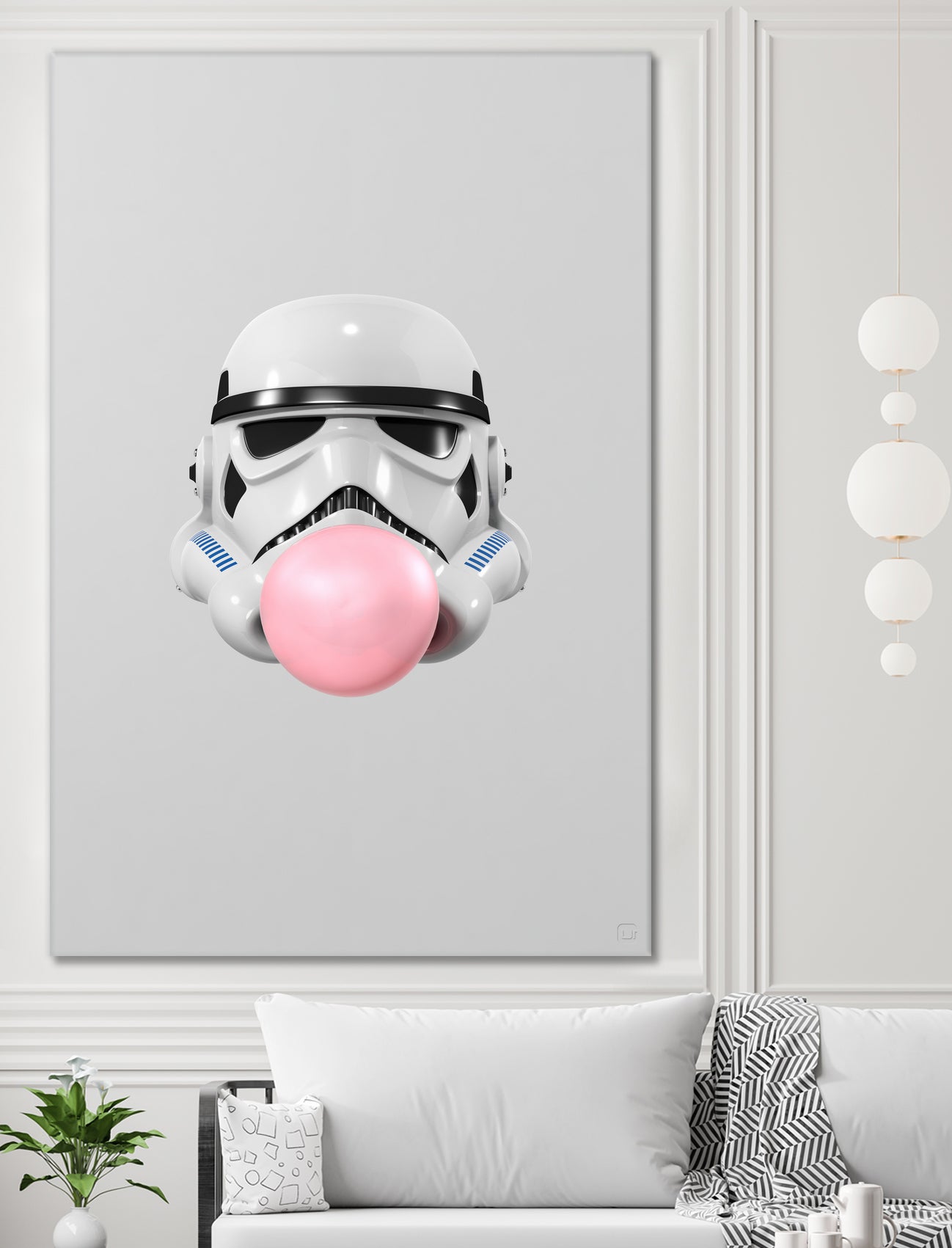 Stormtrooper Bubblegum by Urbano Rodriguez on GIANT ART - white 3d art