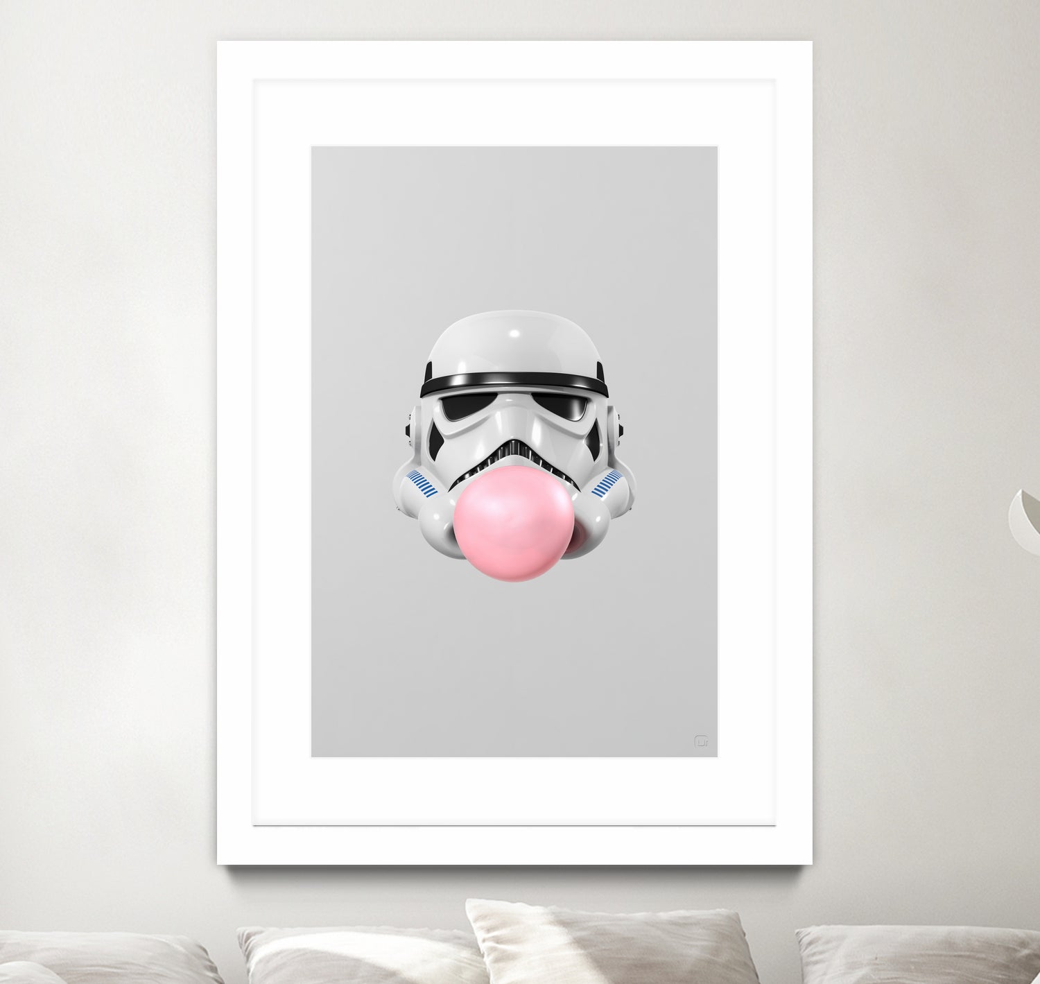 Stormtrooper Bubblegum by Urbano Rodriguez on GIANT ART - white 3d art