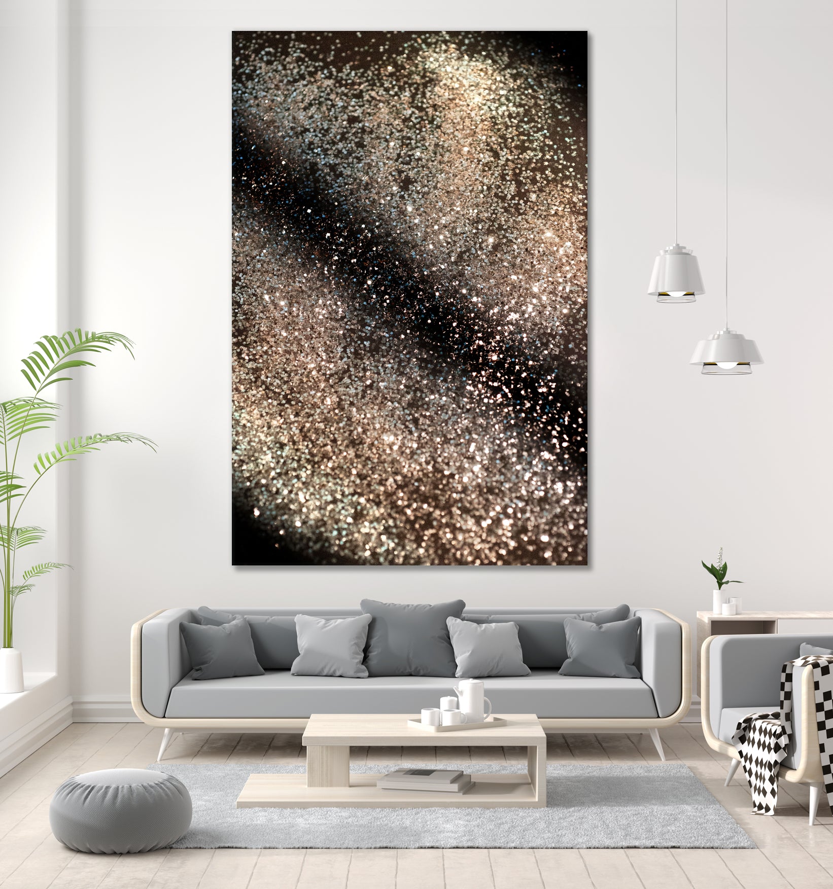 Sparkling GOLD BLACK Lady Glitter #3 #decor #art by Anita & Bella Jantz on GIANT ART - brown photo manipulation