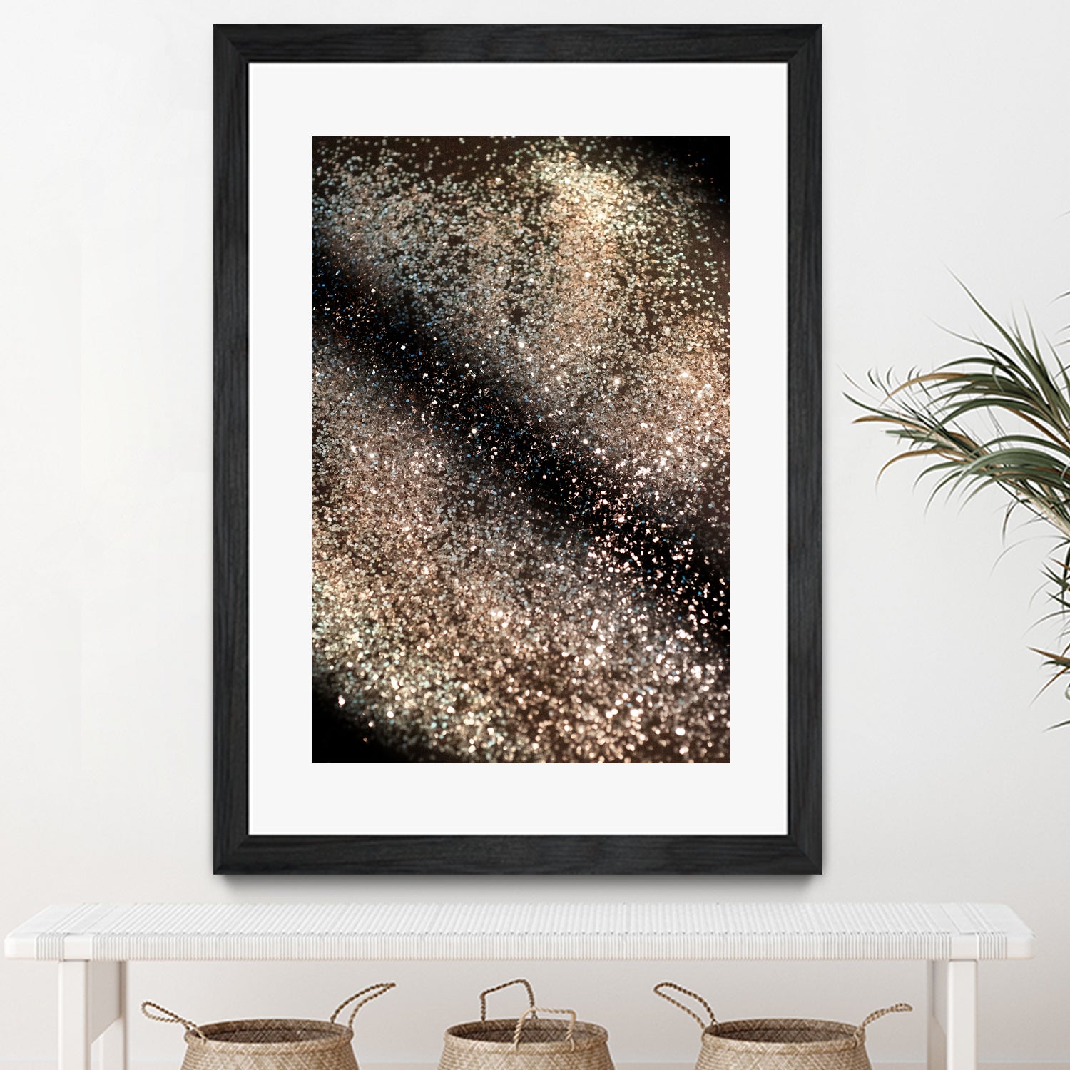 Sparkling GOLD BLACK Lady Glitter #3 #decor #art by Anita & Bella Jantz on GIANT ART - brown photo manipulation