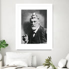 Sigmund Freud by Luca Mendieta on GIANT ART - white photo manipulation