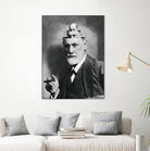 Sigmund Freud by Luca Mendieta on GIANT ART - white photo manipulation