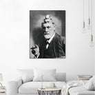 Sigmund Freud by Luca Mendieta on GIANT ART - white photo manipulation