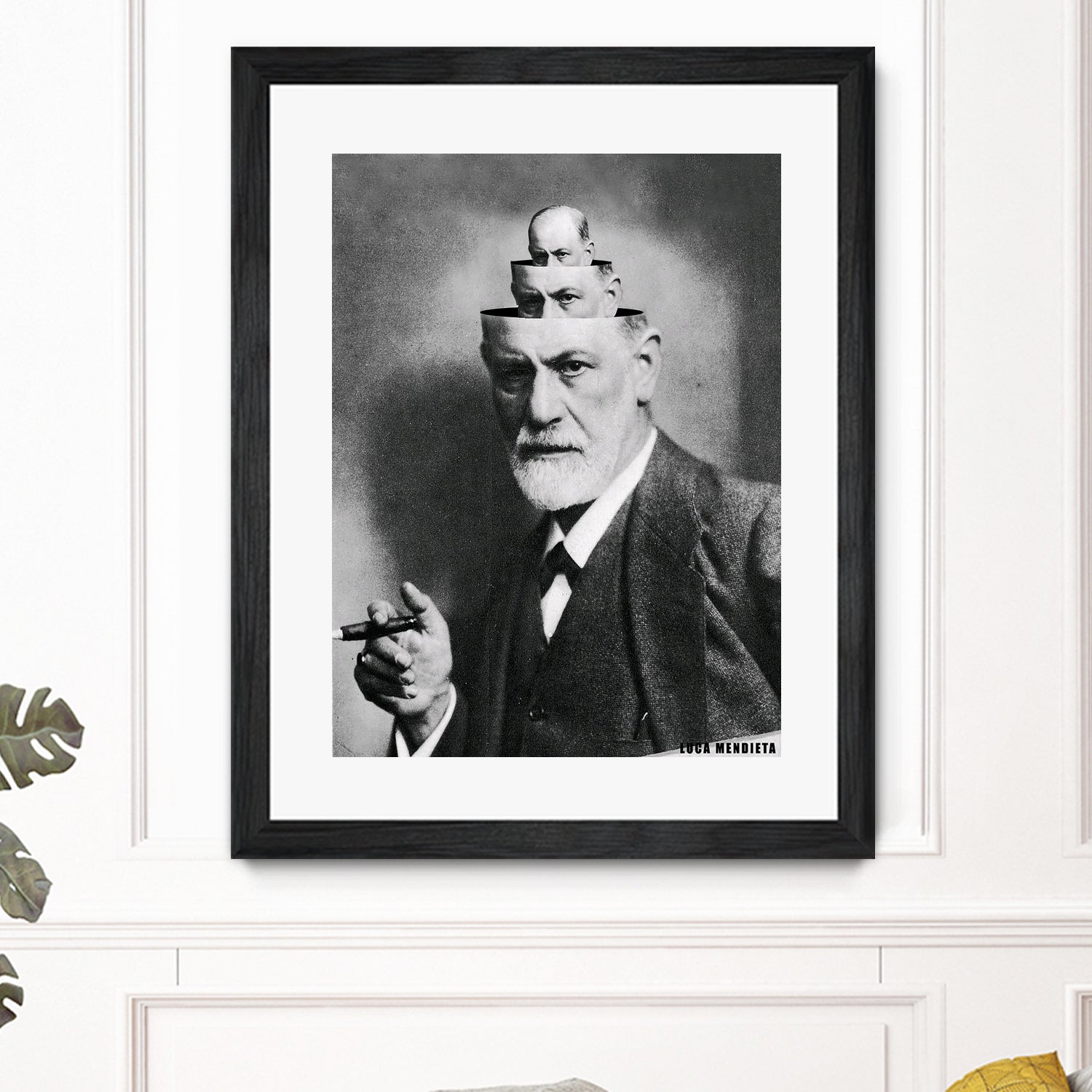 Sigmund Freud by Luca Mendieta on GIANT ART - white photo manipulation