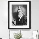 Sigmund Freud by Luca Mendieta on GIANT ART - white photo manipulation