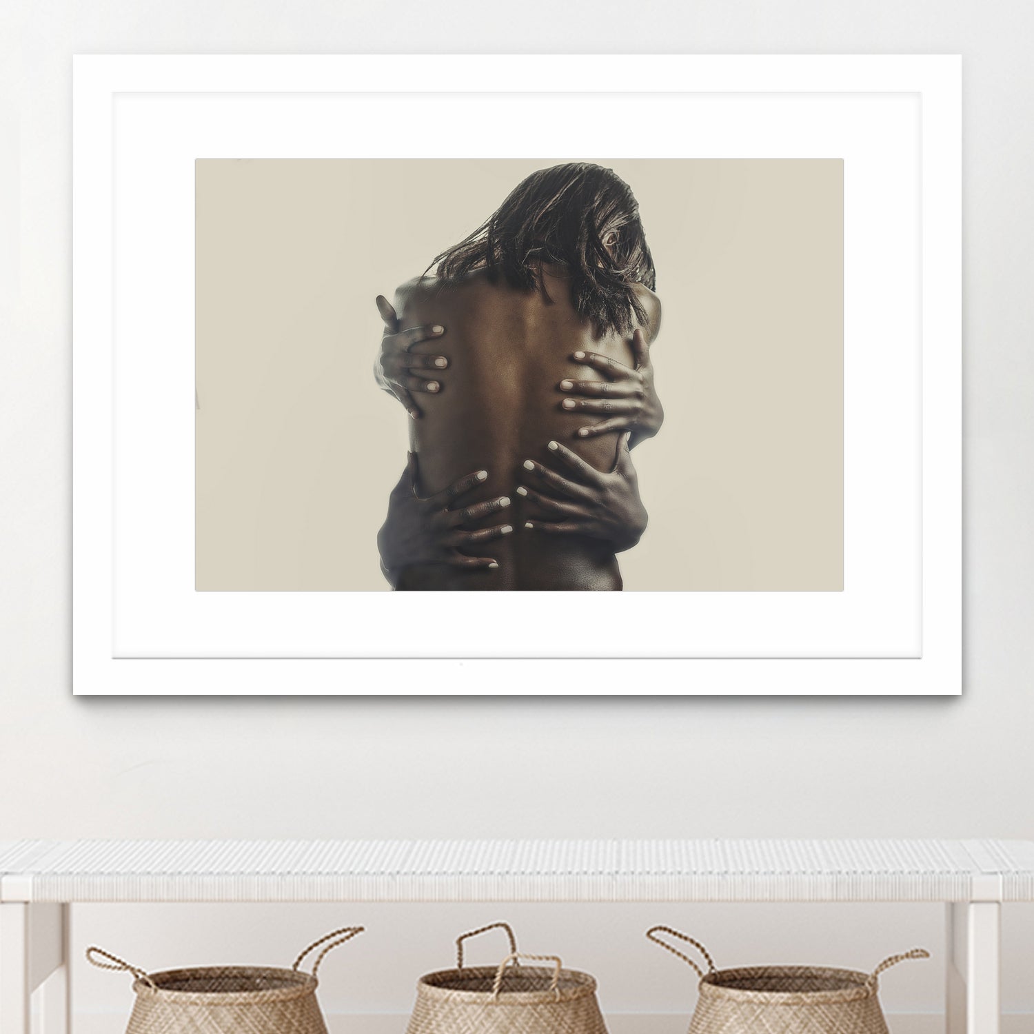 WARM EMBRACE by Izzy MB on GIANT ART - white photo manipulation