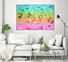 Rainbow Stars Glitter #1 #shiny #decor #art by Anita & Bella Jantz on GIANT ART - yellow photo manipulation