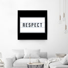 RESPECT – Light Box by Art Frankenberg on GIANT ART - white typography