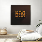 I'm not in danger. I am the danger. by Fábio Vita on GIANT ART - black 3d art