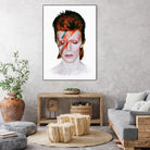 David Bowie Tribute Final by Antoine Dutilh on GIANT ART - white digital painting