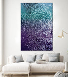 Aqua Purple Ombre Glitter #1 #decor #art by Anita & Bella Jantz on GIANT ART - blue photo manipulation