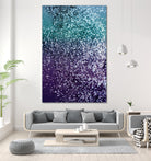 Aqua Purple Ombre Glitter #1 #decor #art by Anita & Bella Jantz on GIANT ART - blue photo manipulation