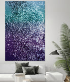 Aqua Purple Ombre Glitter #1 #decor #art by Anita & Bella Jantz on GIANT ART - blue photo manipulation