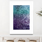 Aqua Purple Ombre Glitter #1 #decor #art by Anita & Bella Jantz on GIANT ART - blue photo manipulation