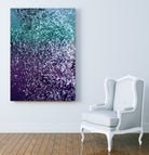Aqua Purple Ombre Glitter #1 #decor #art by Anita & Bella Jantz on GIANT ART - blue photo manipulation