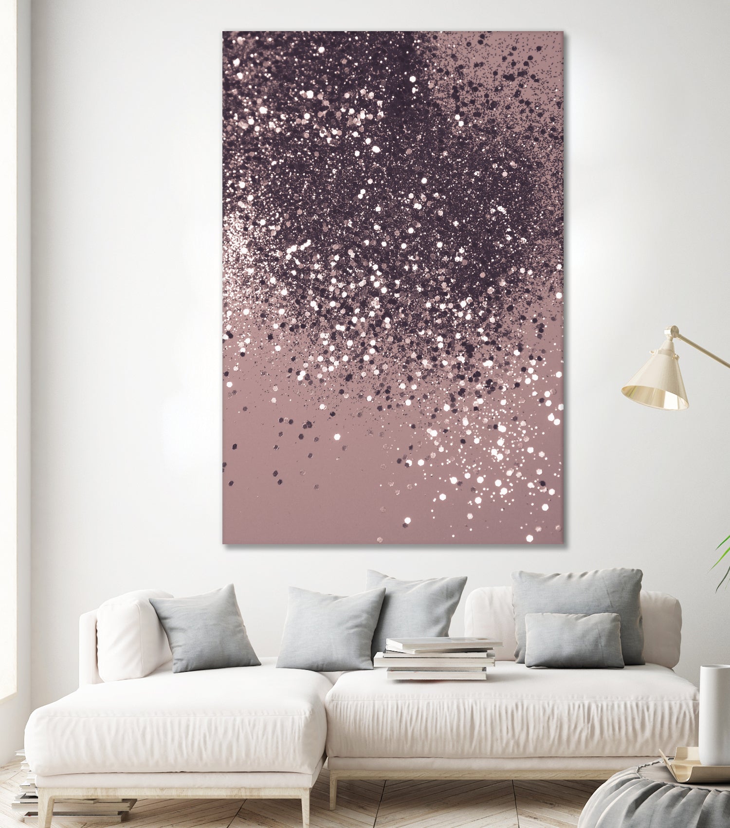 Sparkling Mauve Lady Glitter #3 #shiny #decor #art by Anita & Bella Jantz on GIANT ART - fuchsia photo manipulation