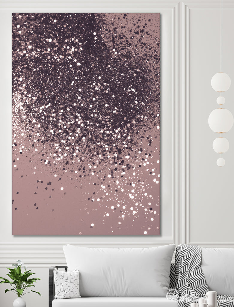 Sparkling Mauve Lady Glitter #3 #shiny #decor #art by Anita & Bella Jantz on GIANT ART - fuchsia photo manipulation