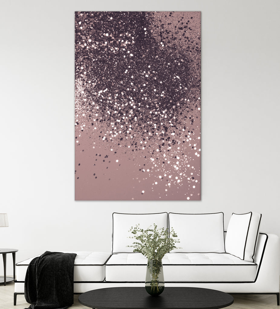 Sparkling Mauve Lady Glitter #3 #shiny #decor #art by Anita & Bella Jantz on GIANT ART - fuchsia photo manipulation