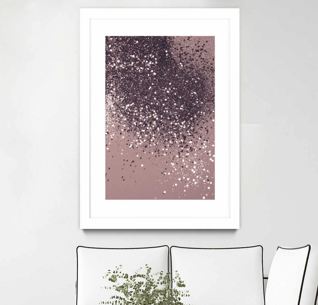 Sparkling Mauve Lady Glitter #3 #shiny #decor #art by Anita & Bella Jantz on GIANT ART - fuchsia photo manipulation