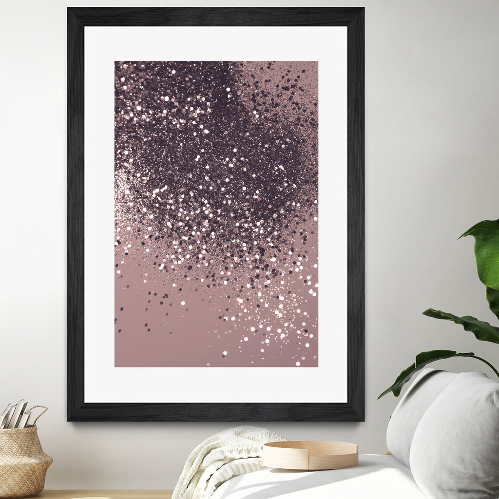 Sparkling Mauve Lady Glitter #3 #shiny #decor #art by Anita & Bella Jantz on GIANT ART - fuchsia photo manipulation