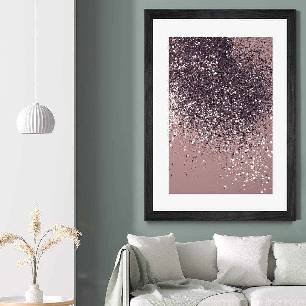 Sparkling Mauve Lady Glitter #3 #shiny #decor #art by Anita & Bella Jantz on GIANT ART - fuchsia photo manipulation