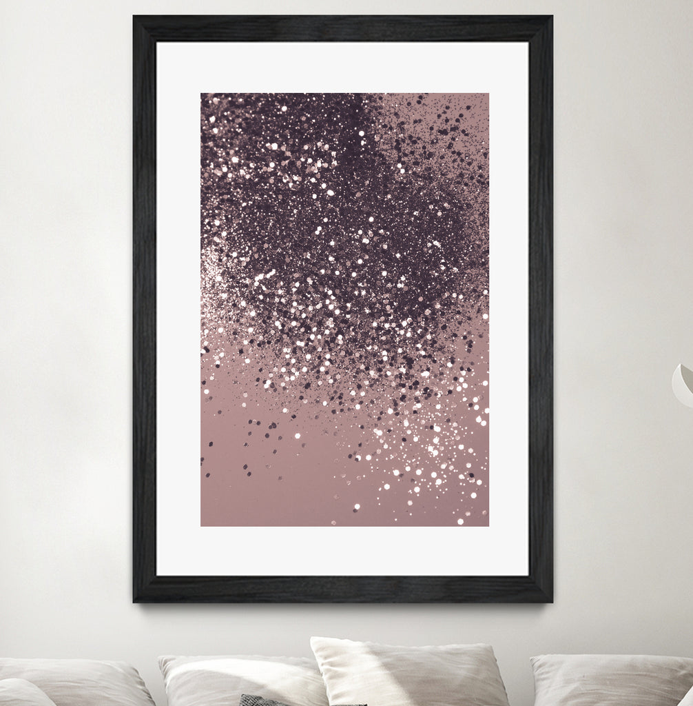 Sparkling Mauve Lady Glitter #3 #shiny #decor #art by Anita & Bella Jantz on GIANT ART - fuchsia photo manipulation