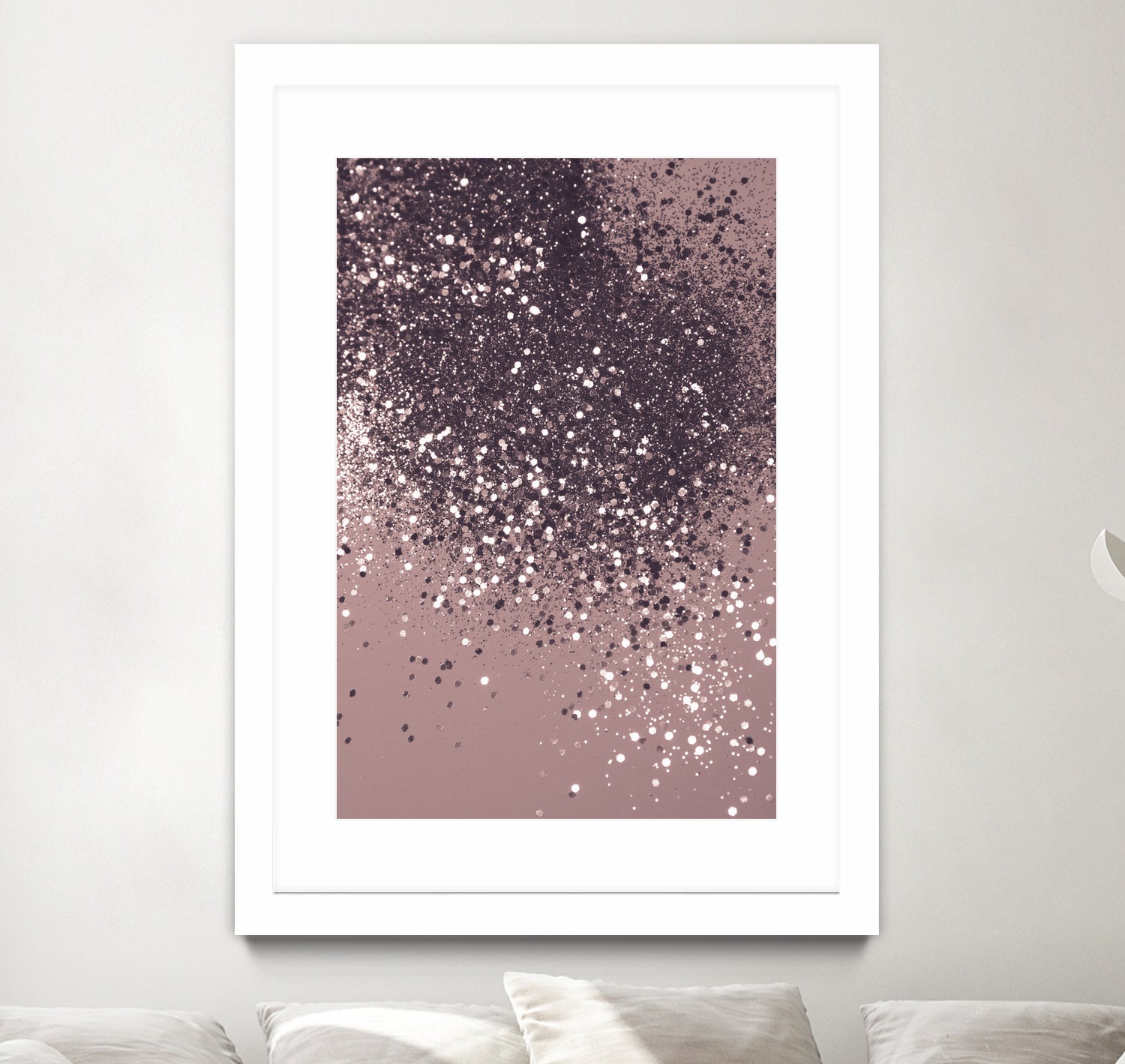 Sparkling Mauve Lady Glitter #3 #shiny #decor #art by Anita & Bella Jantz on GIANT ART - fuchsia photo manipulation