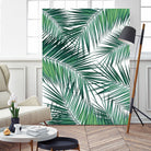 Palm Leaves - Green Cali Vibes #2 #tropical #decor #art by Anita & Bella Jantz on GIANT ART - green photo illustration