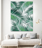 Palm Leaves - Green Cali Vibes #2 #tropical #decor #art by Anita & Bella Jantz on GIANT ART - green photo illustration