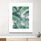 Palm Leaves - Green Cali Vibes #2 #tropical #decor #art by Anita & Bella Jantz on GIANT ART - green photo illustration