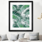 Palm Leaves - Green Cali Vibes #2 #tropical #decor #art by Anita & Bella Jantz on GIANT ART - green photo illustration