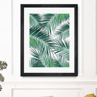 Palm Leaves - Green Cali Vibes #2 #tropical #decor #art by Anita & Bella Jantz on GIANT ART - green photo illustration