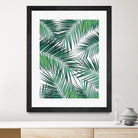 Palm Leaves - Green Cali Vibes #2 #tropical #decor #art by Anita & Bella Jantz on GIANT ART - green photo illustration