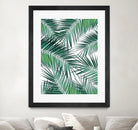 Palm Leaves - Green Cali Vibes #2 #tropical #decor #art by Anita & Bella Jantz on GIANT ART - green photo illustration