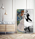 Renoir's Dance at Bougival & Fred Astaire by Luigi Tarini on GIANT ART - gray photo manipulation