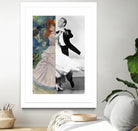 Renoir's Dance at Bougival & Fred Astaire by Luigi Tarini on GIANT ART - gray photo manipulation