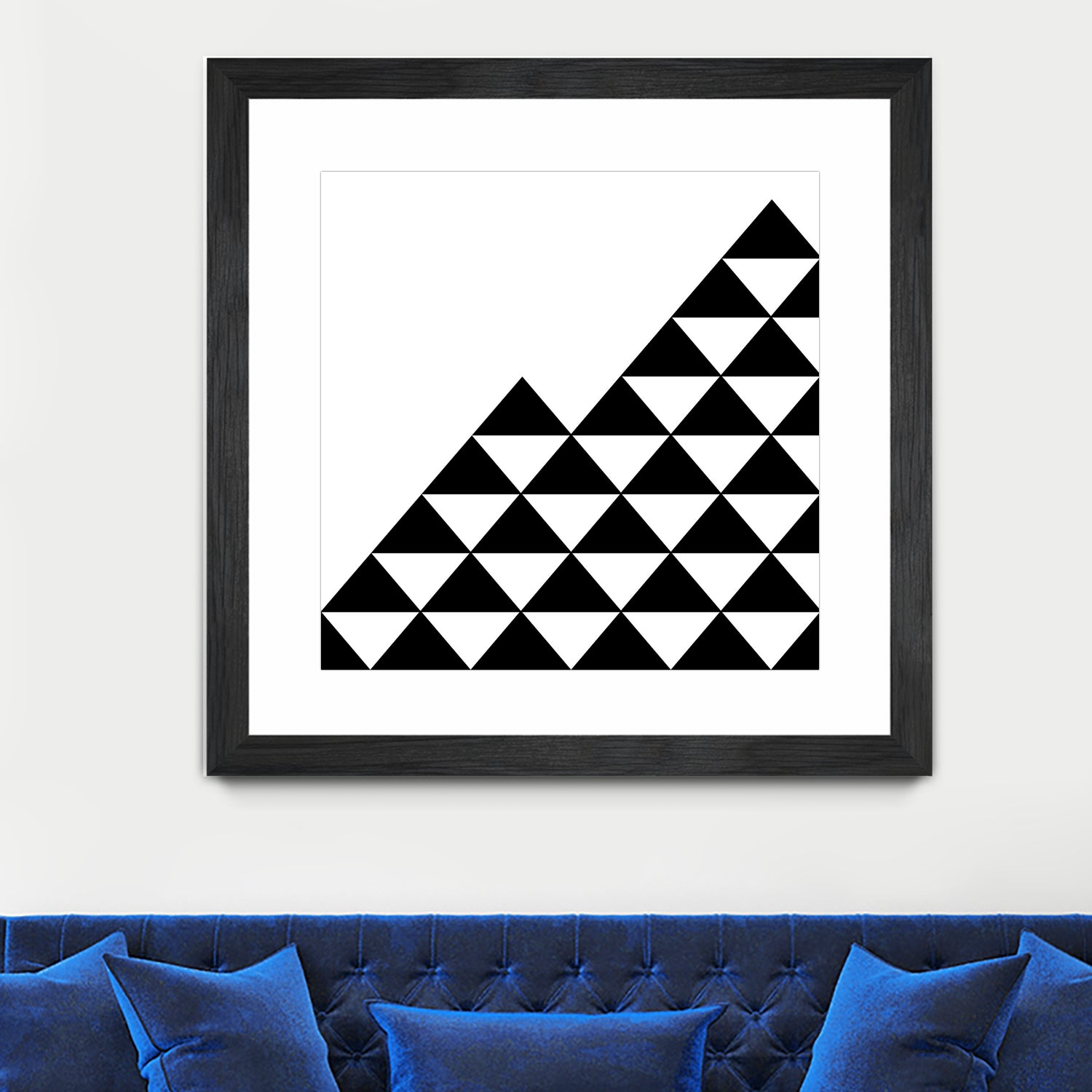 Abstract geometric pattern - black and white. by Keren Shiker on GIANT ART - black digital painting