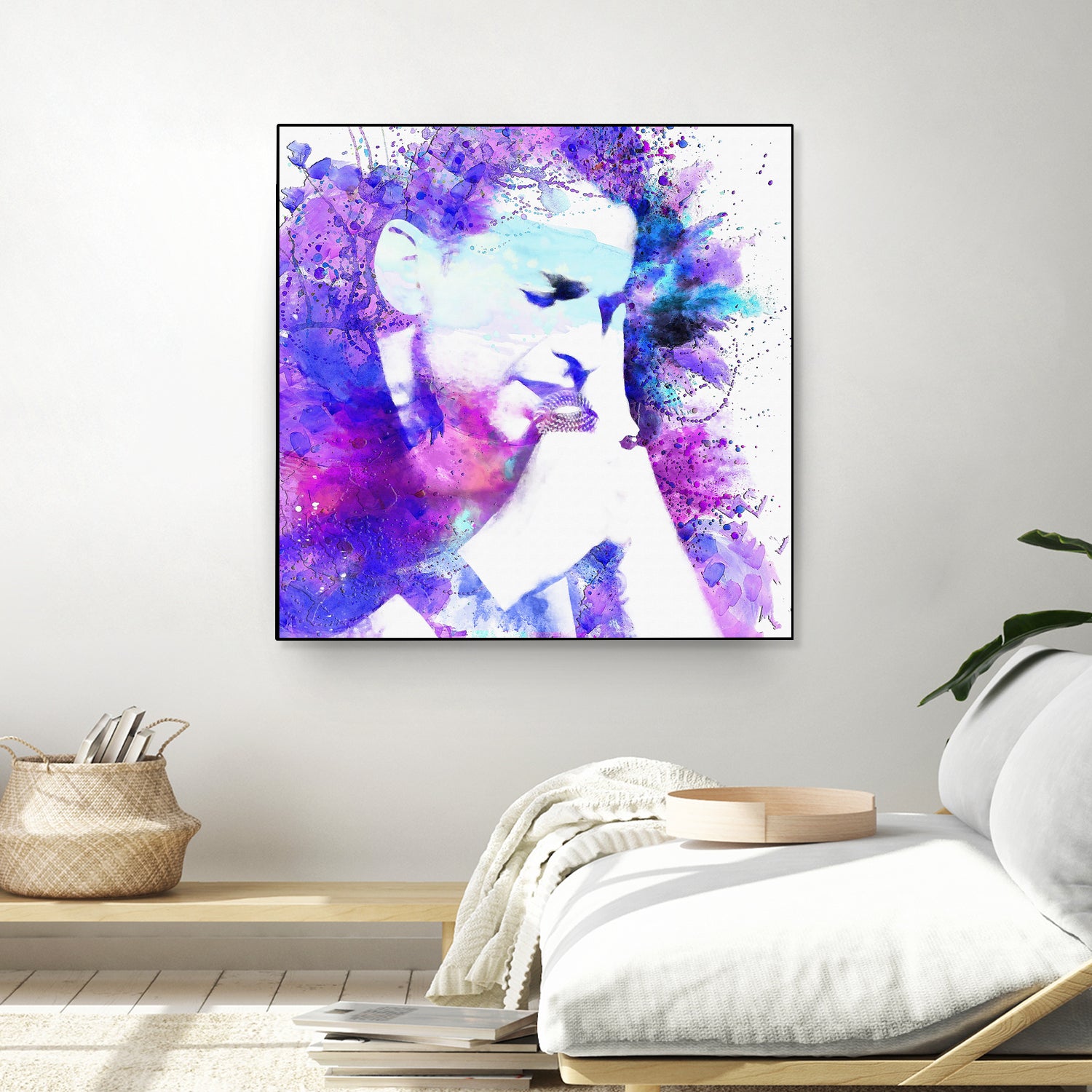 Dave Gahan by DARIA GRACHEVA on GIANT ART - fuchsia digital painting