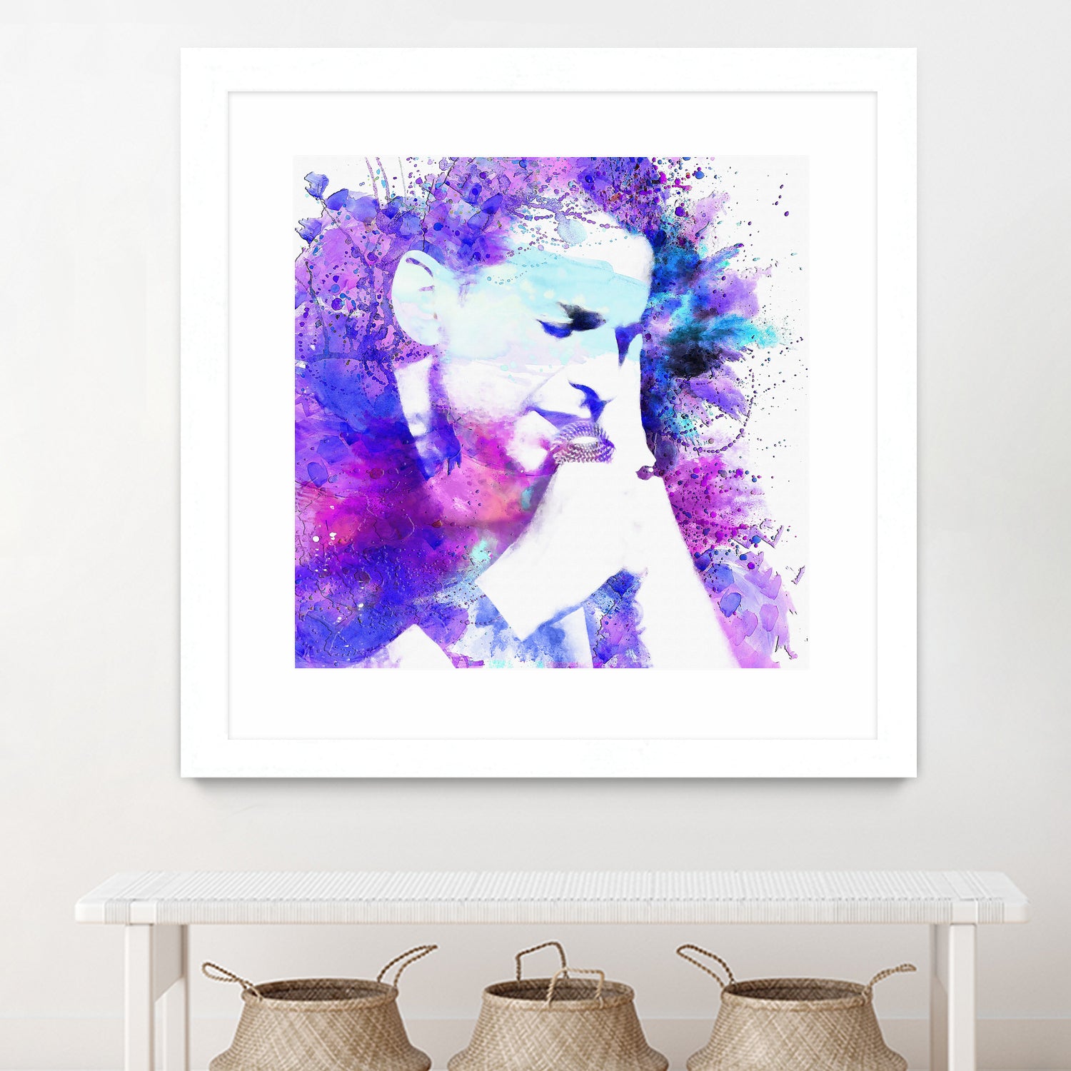 Dave Gahan by DARIA GRACHEVA on GIANT ART - fuchsia digital painting