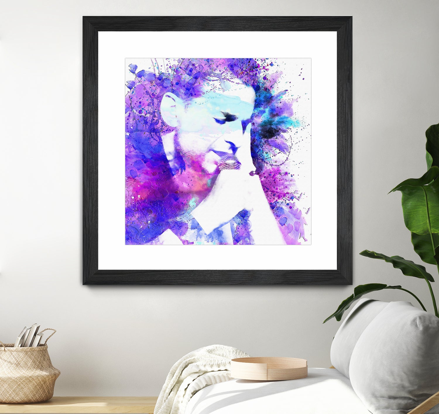 Dave Gahan by DARIA GRACHEVA on GIANT ART - fuchsia digital painting