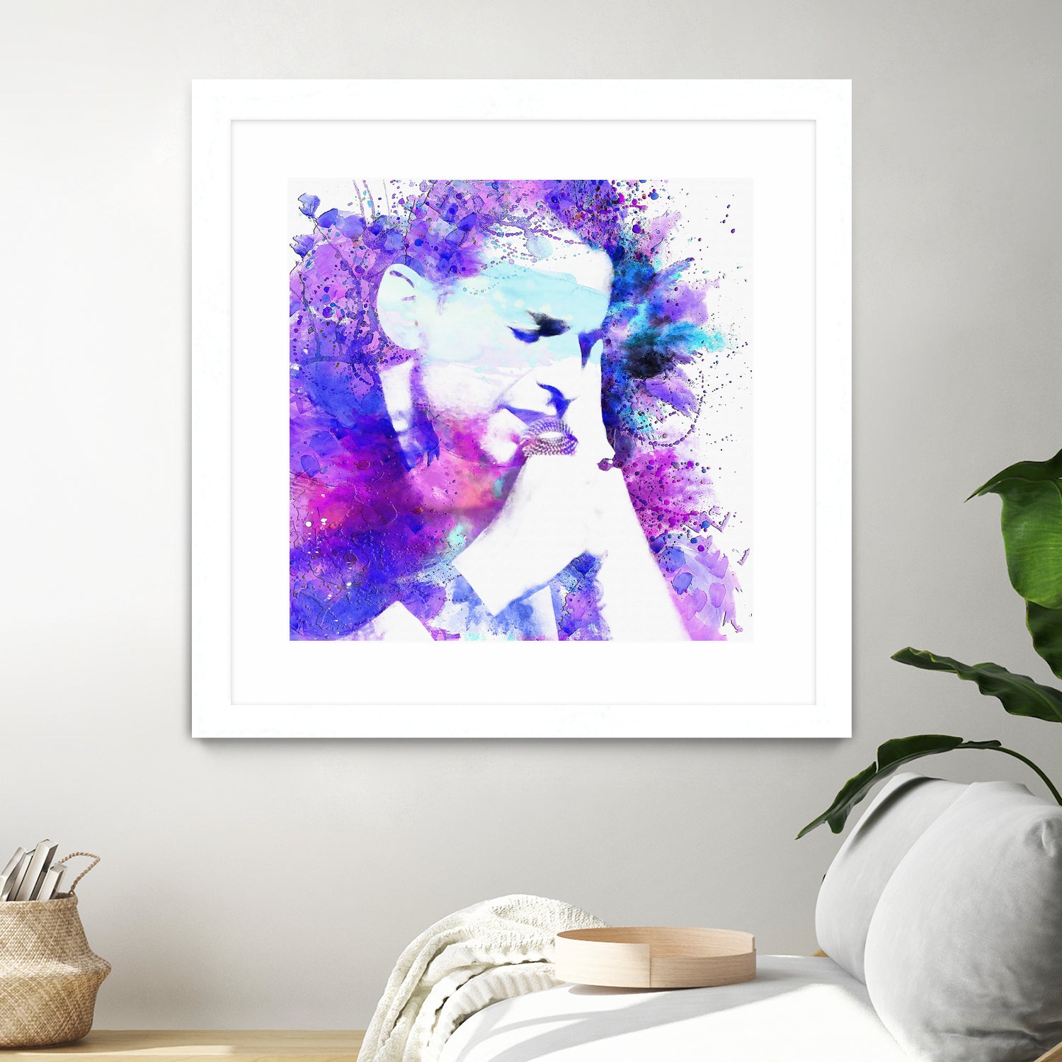 Dave Gahan by DARIA GRACHEVA on GIANT ART - fuchsia digital painting