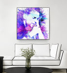 Dave Gahan by DARIA GRACHEVA on GIANT ART - fuchsia digital painting