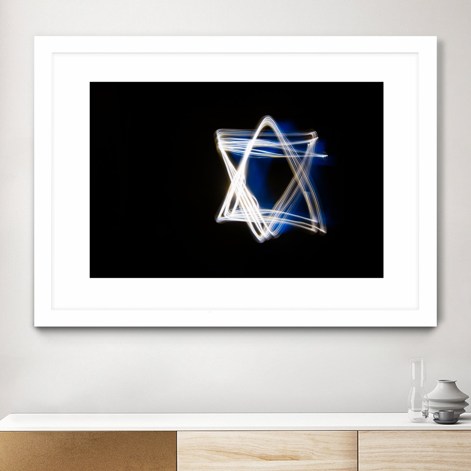 Shield of David by Maor Winetrob on GIANT ART - blue processing/programming