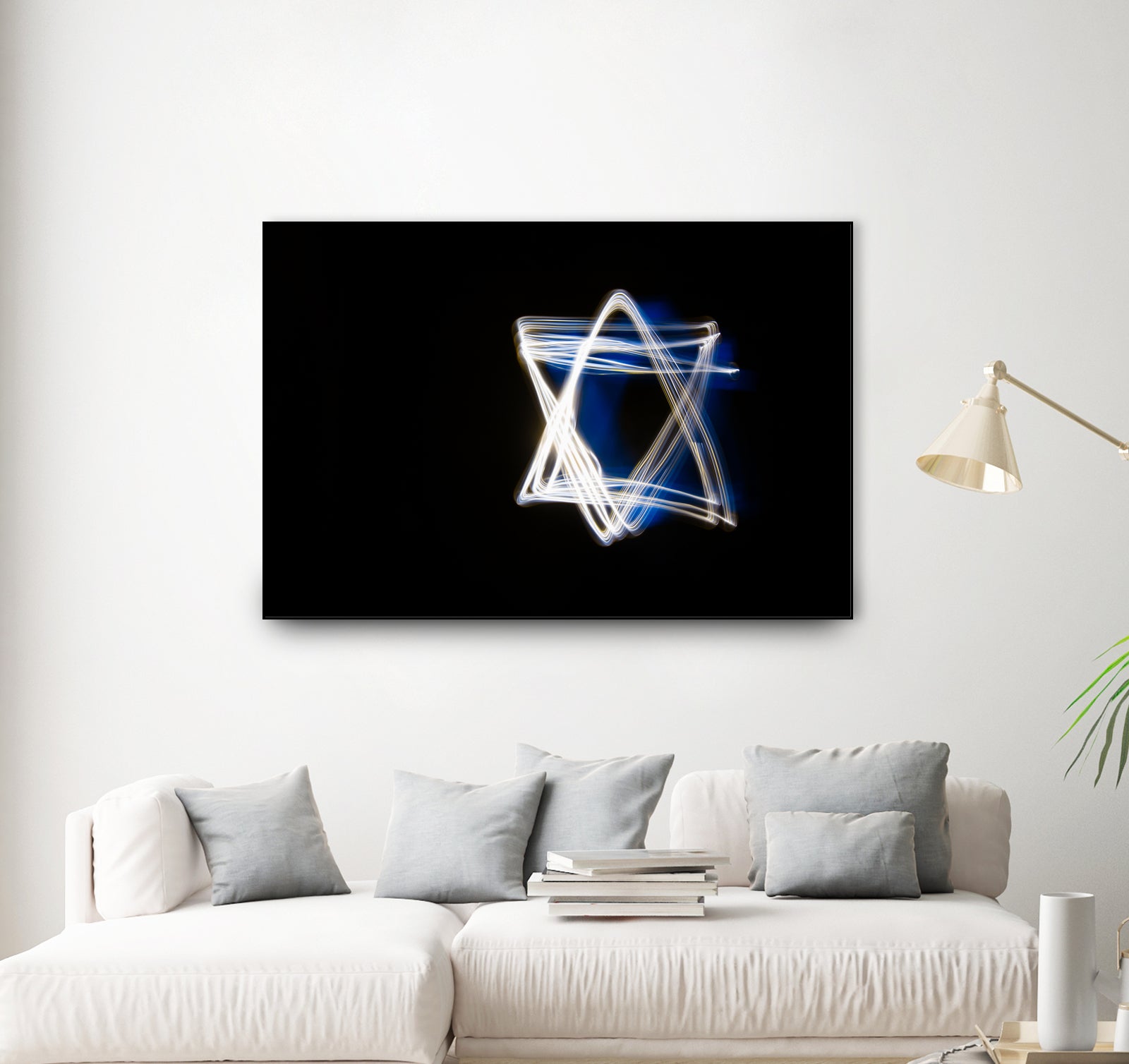 Shield of David by Maor Winetrob on GIANT ART - blue processing/programming