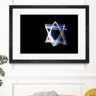 Shield of David by Maor Winetrob on GIANT ART - blue processing/programming