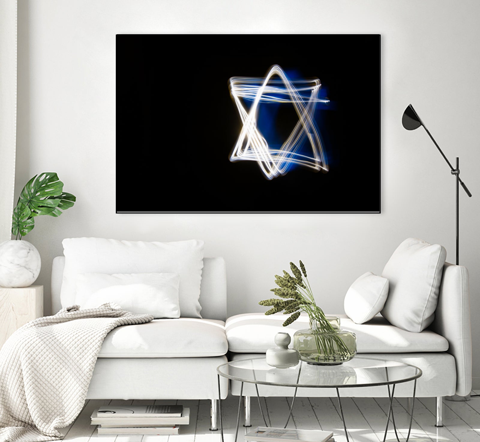 Shield of David by Maor Winetrob on GIANT ART - blue processing/programming